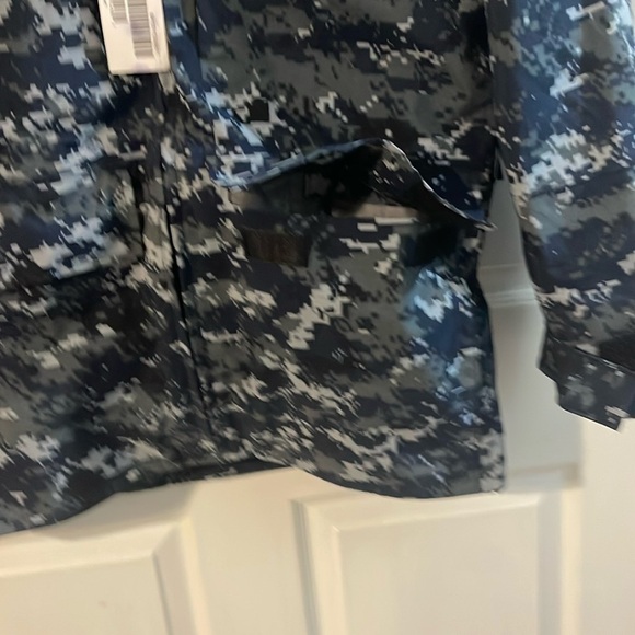 Men's Blue Camouflage Field Jacket - Picture 4 of 14